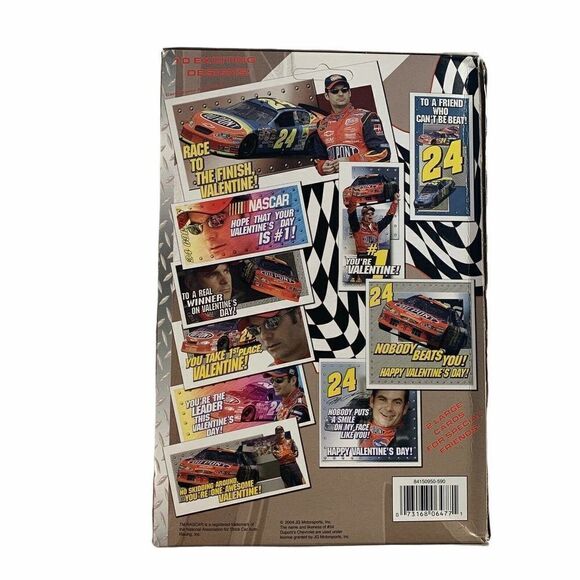 Jeff Gordon Nascar Valentines Vintage Y2K 2004 New - Picture 2 of 11